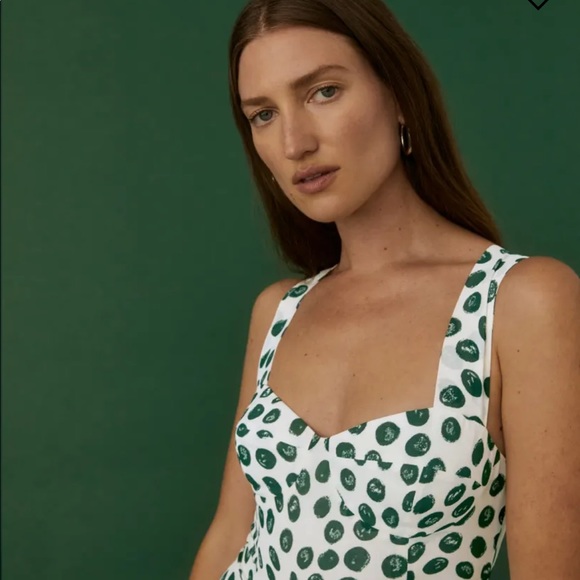 ReformationFulton Dress Tapioca - Picture 2 of 9